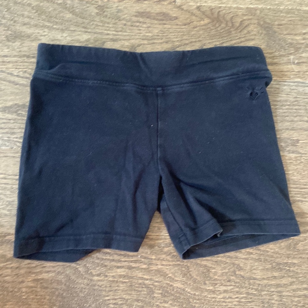 Justice Girls Size 10 Black Biker Shorts